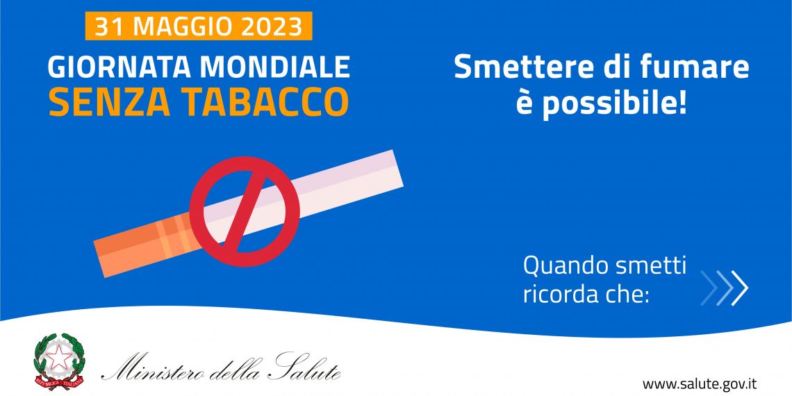 31 Maggio: giornata mondiale senza tabacco